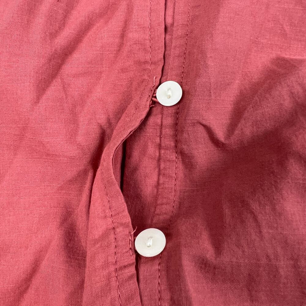 Universal Thread Women's Rust Red Short Sleeve Button-Front Blouse - Small - NWT - Picture 6 of 7